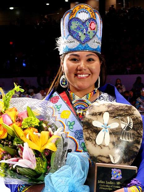 Taylor Susan, the 35th Miss Indian World ambassador, will perform at the American Indian Achievement Awards on Saturday at the Stewart Indian School.