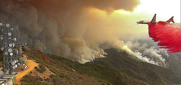 The Holy Fire, between Orange and Riverside counties in California within the Cleveland National Forest, burned more than 23,000 acres in August. Fire managers used the AlertWildfire system to monitor fire behavior.