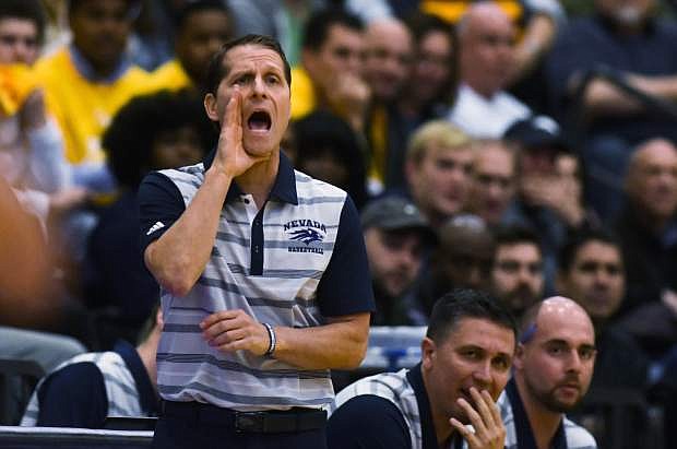 Eric Musselman during the first half against Loyola-Chicago on Nov. 27.