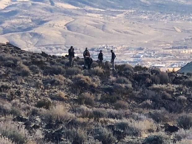Humans remains were found Tuesday in the Goni Hills area north of Carson City.
