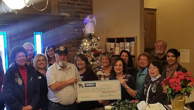 Coldwell Banker Select has donated $1,500 in tips collected from Nevada Day and other recent company events to the Vietnam Veterans of America Chapter 388.