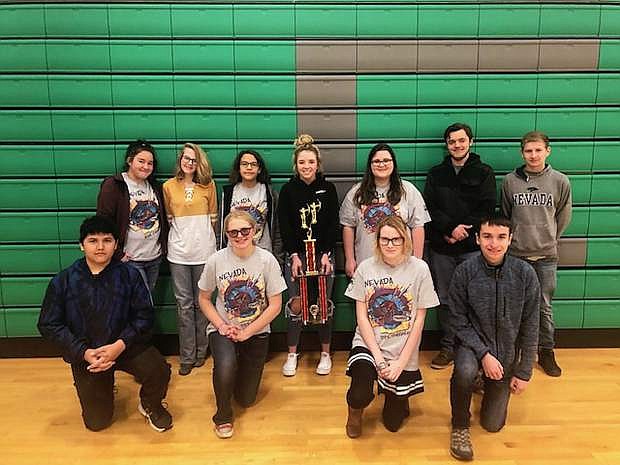 The Greenwave archery team includes, front row, from left, Wyatt Kelly, Lily Sadefer, Cheynne Nelson and Conner Lashely. Back row, from left: Jaesiel Oxford, Hailey Penfold, Brianna Wagner, Shelbi Schultz, Cassidy Campbell, Jase Kroll and Damien Morrison. Not pictured: Averie Wood, Ridgley Elmer, Isabellia Radonski, Jayden Wassmuth, Josh Evans, McKinley Urena, Mykala Stickley, Neil Baker and Willow Peterson.