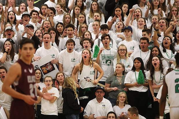 Fallon&#039;s student section showed up in force during Friday&#039;s rivalry game with Elko.