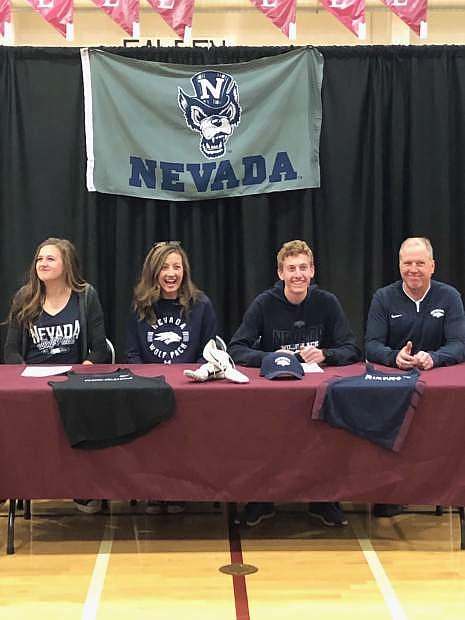 Jared Marchegger recently signed with the University of Nevada.