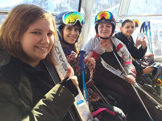 Pioneer students participated in a ski trip.