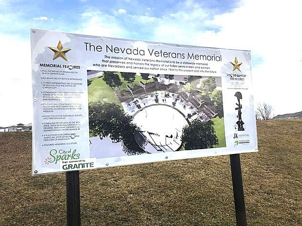 The groundbreaking of the Veterans Memorial Plaza is set for Friday at the Sparks Marina.