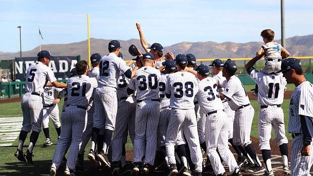 The Nevada baseball team swept two games against Oregon State at the begining of the week.