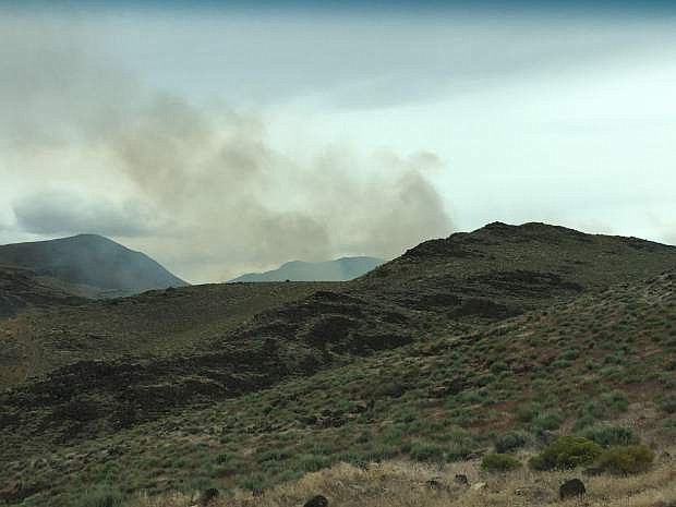 The Lyon County Fire Protection District was dispatched to U.S. 50 and Caroline Sunday for a reported brush fire. The cause is under investigation.