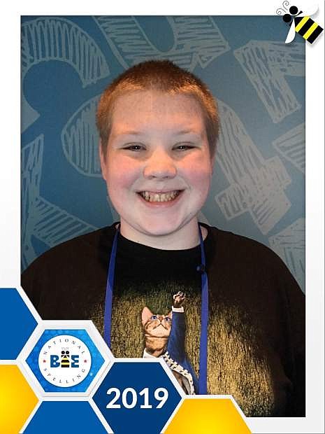 Morgan Bumgardner, a Dayton Intermediate School student, was a competitor in the 2019 Scripps National Spelling Bee on May 28 and 29 in Washington, D.C.