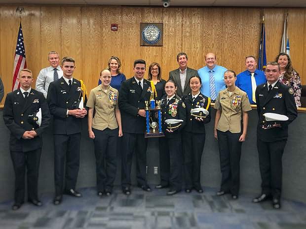 Carson High School&#039;s NJROTC program has announced it earned a Distinguished Unit award with academic honors.
