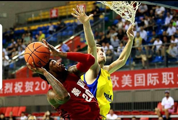 Tyrone Criswell shown in action in China.