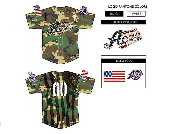 The Aces players will wear a special jersey during Military Appreciation Night, and each jersey will be auctioned to raise money for the Disabled American Veterans.