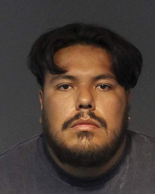 In this Tuesday, July 9, 2019 booking photo, is Yonatan Zuniga-Sanchez, 23, of Incline Village, Nev., at the Washoe County Jail in Reno, Nev., where he&#039;s being held without bail as a suspect in a road-rage incident on the Mount Rose Highway. He&#039;s accused of firing a BB gun at another vehicle and shattering a window on the highway between Reno and Lake Tahoe.