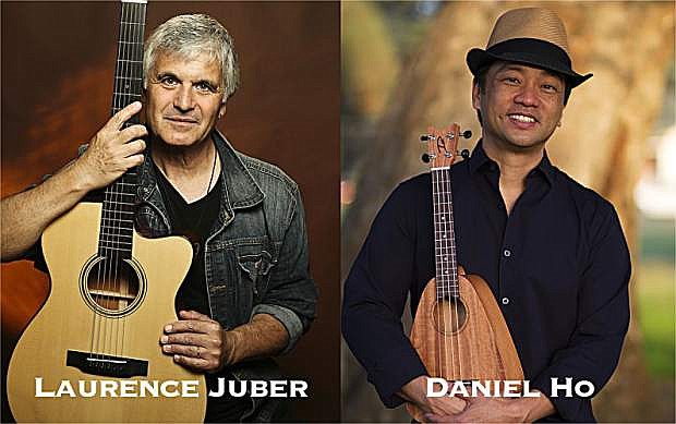 Laurence Juber (left) and Daniel Ho will perform Oct. 5 at the Brewery Arts Center.