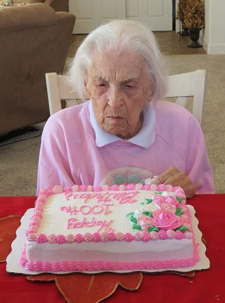 Carol Bailey celebrated her 100th birthday on Sunday.