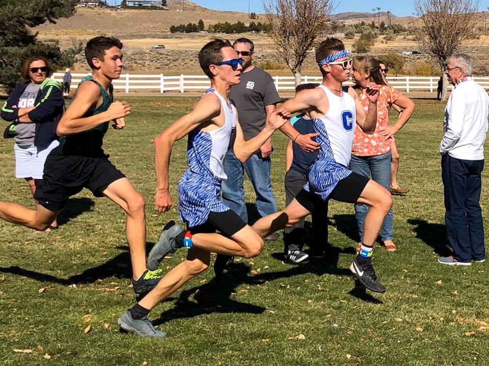 Carson High girls cross country 3rd at league meet, boys 4th Serving
