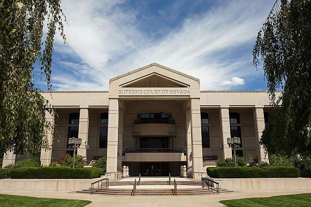 Nevada State Supreme Court building in Carson City.