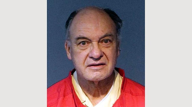 In undated photo released by Washoe County Sheriff&#039;s Office shows Charles Gary Sullivan. Sullivan, 73, was booked Friday, Nov. 15, 2019, into the Washoe County jail on a charge of open murder with a deadly weapon. He was arrested in Arizona&#039;s Yavapai County and extradited to Reno for the 1979 murder of 21-year-old Julia Woodward. Woodward&#039;s body was found March 25, 1979 buried in a remote area north of Reno. She was last seen Feb. 1, 1979 at the San Francisco airport while headed for Reno. Sullivan remained jailed Saturday pending a Tuesday arraignment on a murder charge. (Washoe County Sheriff&#039;s Office via AP)