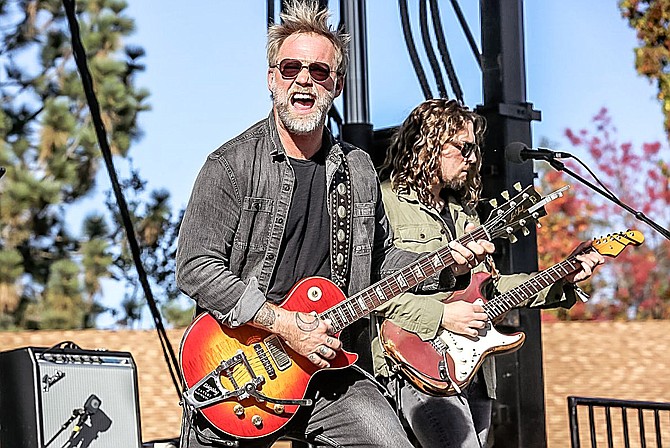 Anders Osborne performs at Hangtown Music Festival Sunday, Oct. 27, in Placerville, Calif.