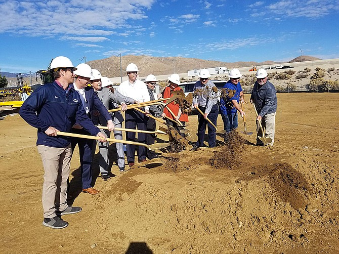 A Staybridge Suites hotel broke ground Wednesday on Retail Court. The hotel will feature 94 suites with full kitchens and is expected to be completed in about a year.