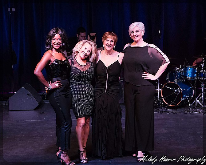 Left to right: Khailiah Cage, Misty Rea, Cindy Sabatini and Christina O&#039;Neil Bourne performed at the Brewery Art Center&#039;s Evening with the Divas on Saturday in Carson city.
