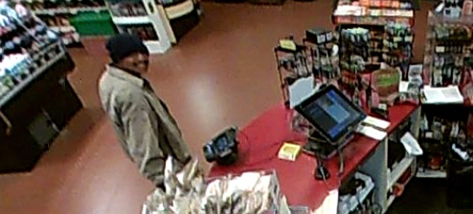 The Carson City Sheriff&#039;s Office is seeking a suspect who walked into a business in the 1400 block of College Parkway Wednesday and took items from the store.