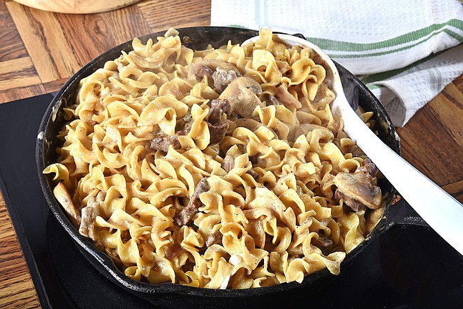 Beef stroganoff can be ready to eat in about 30 minutes.