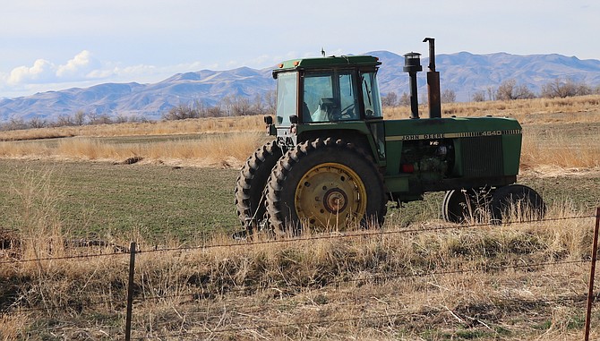 Farmers work the land in the Lahontan Valley.
