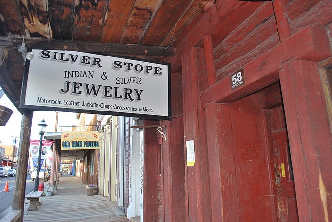 The store front of the Silver Stope, owned by Judy Cohen, who closed her shop indefinitely for the first time in 19 years.