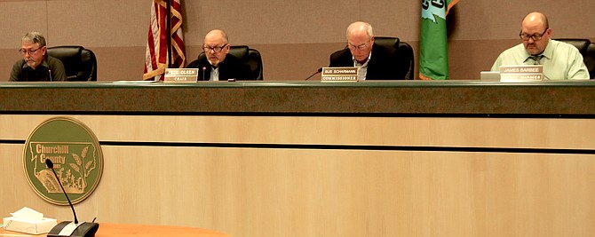 Churchill County commissioners held a special meeting Tuesday.