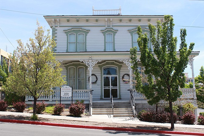 After moving multiple times, the historic Lake Mansion now sits at 250 Court St., in downtown Reno. 