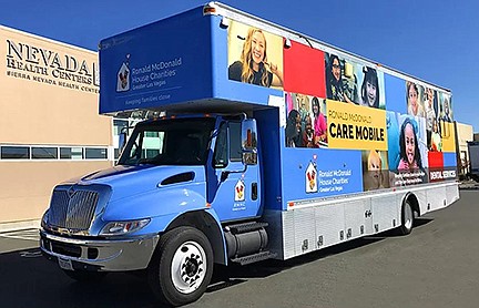 The Ronald McDonald Care Mobile will offer oral health care to children and pregnant women at three locations in Carson City next week. Courtesy