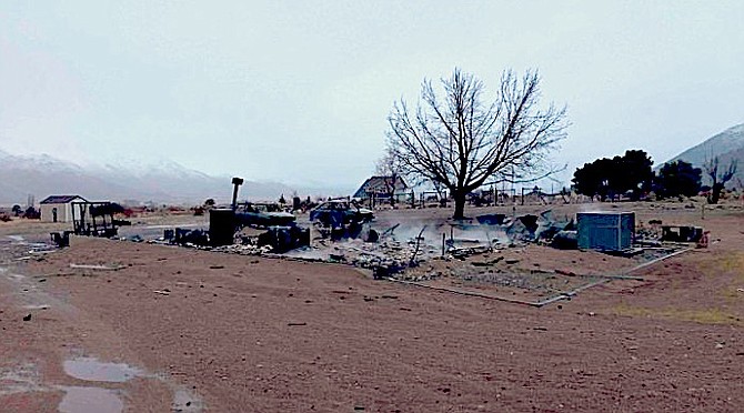 A photo of the former Simpson residence down in Mono County.