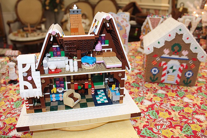 Even gingerbread people are stocking up on toilet paper in this creation at the Carson Valley Museum &amp; Cultural Center on Monday.