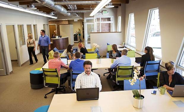 BaseVenture is located downtown in the historic Adams Hub Building, which offers open coworking areas, office space, state-of-the-art conference rooms and community gather areas, all powered with cutting edge technology.