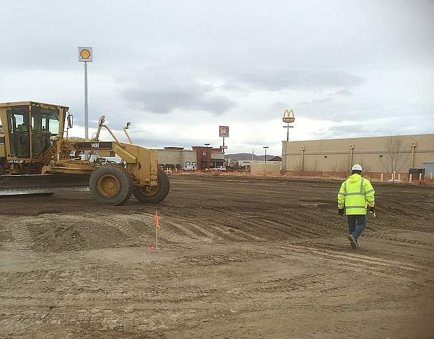 Construction recently began on the new car dealership in Fernley, the first of its kind in the Lyon County community.