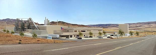 A rendering of Fulcrum BioEnergy&#039;s Sierra BioFuels Plant which will be built in Tahoe Reno Industrial Center. The plant is scheduled to be operational in 2018.