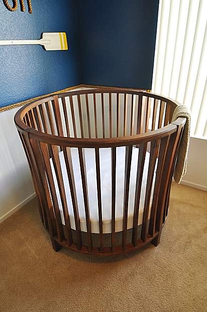The design that started Haus of Reed custom furniture. Tim Reed designed this round baby crib for his own baby.