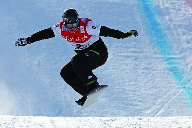 Squaw Valley Olympian Nate Holland earned a bronze medal in the X Games snowboardcross finals in January.