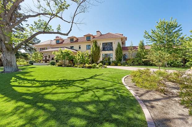 The Nixon Mansion on California Street in Reno is listed at $16.4 million, the highest priced home currently on the market in Washoe Meadows. Built in 1907, the luxury home is 17,964 square feet and overlooks the Truckee River just west of downtown.