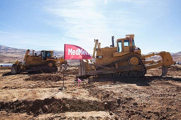 MedMen broke ground on a new $15 million, 45,000-square-foot cannabis production and cultivation facility Thursday, Oct. 6, 2016.