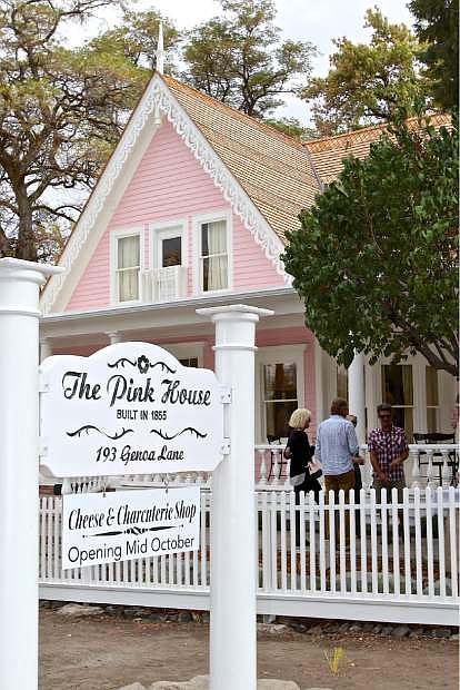 A grand opening party was Oct. 15, 2015, at The Pink House, a Gothic Revival style house in Genoa. The house was built in 1855 and is a registered historical landmark.
