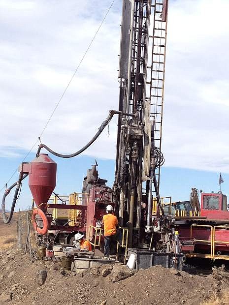 Exploration drilling activity is slowing on Nevada mining properties as investor money dries up and gold prices decline.
