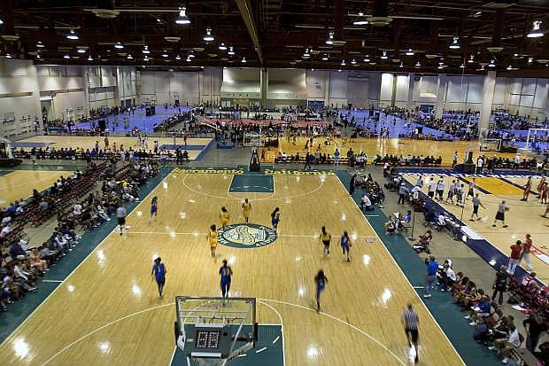 Sports conventions such as Jam On It AAU youth basketball tournament make up a growing portion of the convention business in Reno-Sparks.