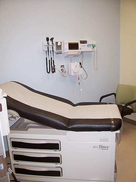 One of 80 examination rooms at Saint Mary&#039;s new Robb Drive Medical Campus, is seen before the clinic opened Nov. 1.
