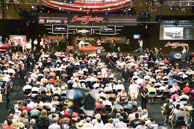 Bidders at the Barrett-Jackson classic car auction in August helped lead to a record rate for rooms in Reno-Sparks.