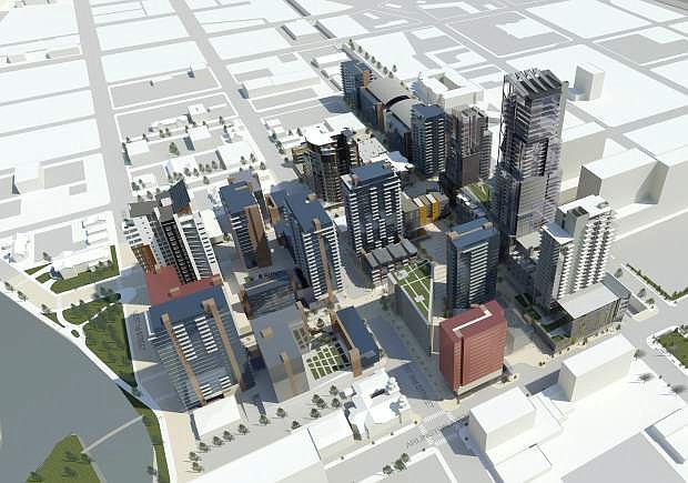 A rendering of the West 2nd District project.