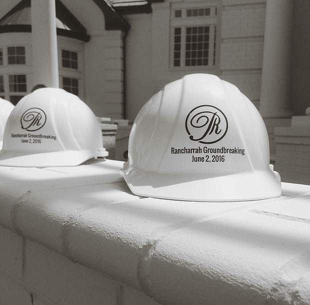 Hard hats from the June 2 event.