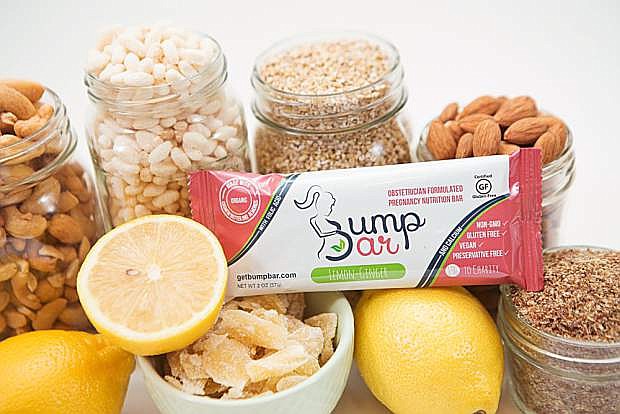 BumpBar&#039;s lemon-ginger nutritional bar is for active mothers-to-be.