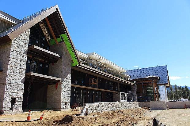 The new resort at Edgewood Tahoe is one of the major infrastructure projects slated for completion in 2017.